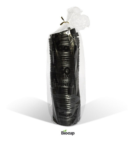 Tapa Ecológica P/ Vaso De Papel 8 Oz Ngra Biocup, Reciclable