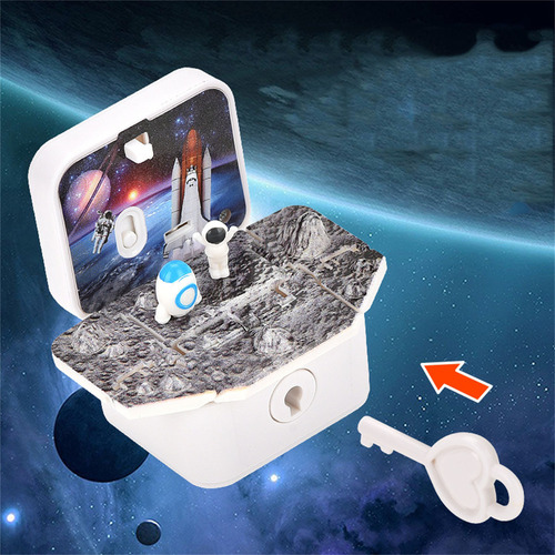 . Llavero Plegable Con Forma De Astronauta, Caja De Bombas,