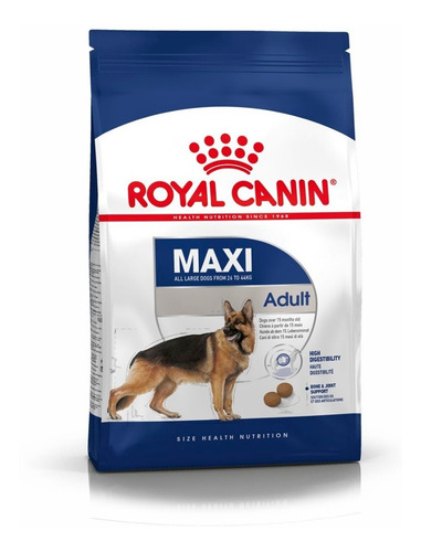 Alimento Royal Canin Maxi Adult Sabor Mix 15 Kg - Seco