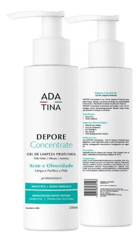 3un De 250ml Ada Tina Depore Concentrate Gel De Limpeza