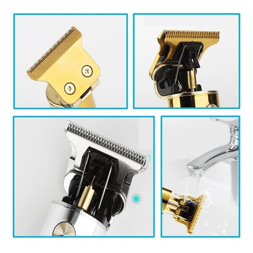 Máquina De Cortar Cabelo Sem Fio Profissional Super Potente