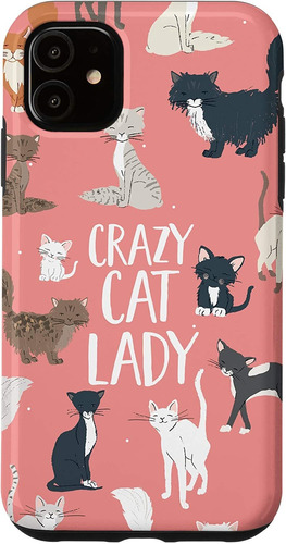 Funda Para  11 Crazy Cat Lady Funny Art For Cat Lovers ...