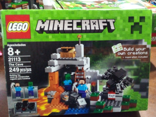 Lego Minecraft Set- The Cave- Set 21113