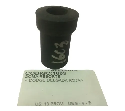 Goma Resorte Dodge Delgada Roja