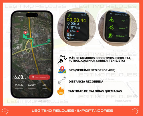 Imagen 7 de 10 de Reloj Inteligente Smartwatch W28 Pro Tope Gama Android Ios