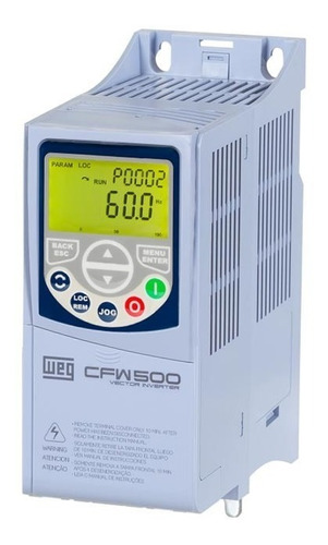 Inversor De Frequência Weg Cfw500 1cv 4,3a 220v Monofásico