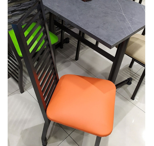 Imagen 2 de 8 de Elegantes Sillas Y Mesas En Metal Somos Fabricantes