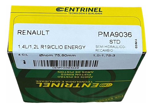 Aros Semihidraulicos Renault Energy 1.4 * Std * Centrinel
