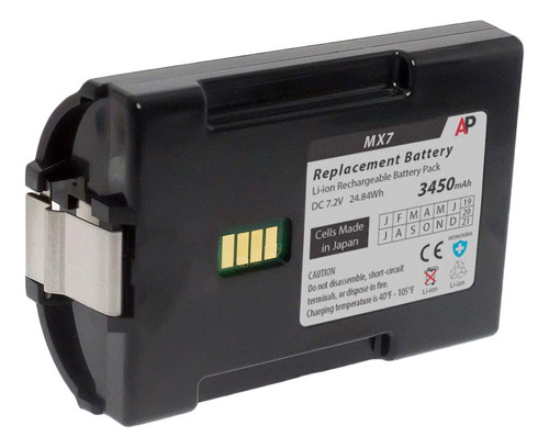 Batería De Repuesto Para Escáner Honeywell Lxe Mx7 Tecton -