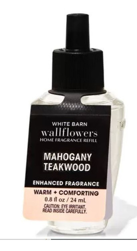 Refil Wallflowers Bath & Body Works - Mahogany Teakwood 24ml