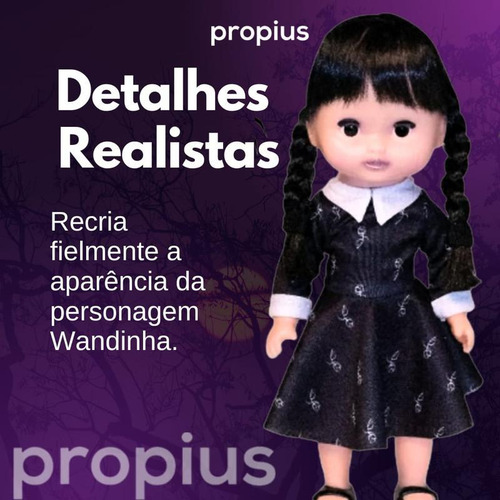 Muñeca con forma de vaca de la familia Addams con manita, 31 cm