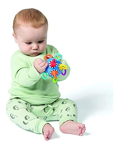 Manhattan Toy Click Clack Ball Juguete De Bebé De Desarrollo