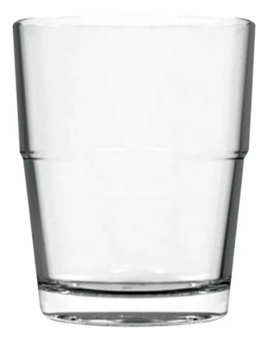 36 Vasos Pekin 350cc Rigolleau Vidrio Apilables Transparente