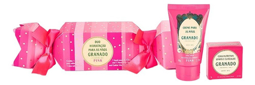  Kit Bombom Granado Pink Creme De Mãos + Cera Nutritiva Unha