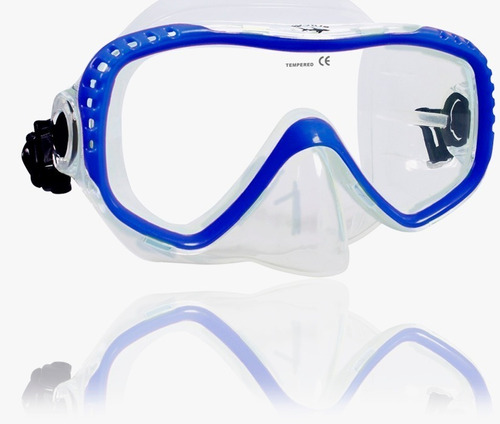 Visor Buceo Escualo Modelo M66 Color Azul