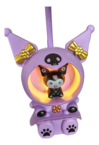 Mini Lámpara Led Kuromi Para Escritorio
