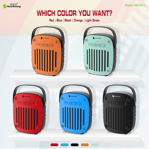 Parlante Bluetooth Portatil Bt Sd Usb Radio Fm Y Aux 