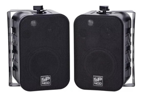 Kit Par Caixa De Som Ambiente Sp400 60wrms+receiver 50w Rms