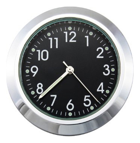 7/8 \ 1 \ Manillar De La Motocicleta Del Cromo Reloj De De