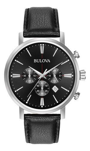 Bulova Reloj Cronógrafo Clásico Aerojet De Acero Inoxidab.