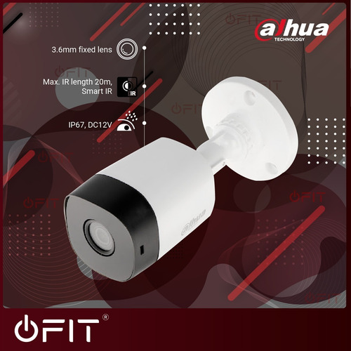 Imagen 5 de 10 de Camara De Seguridad Dahua Bullet Hdcvi 2mpx Full Hd Metal
