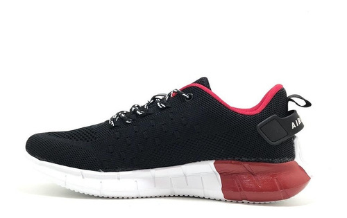 Imagen 3 de 5 de Zapatilla Deportiva Hombre Cómoda Liviana Cordones Air 1813