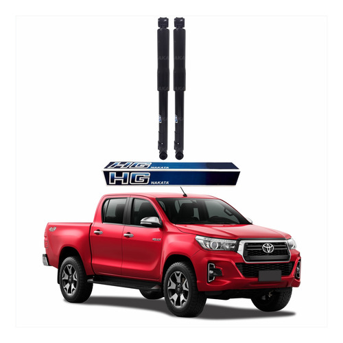 Par Amortecedor Traseiro Hilux 2019 2020 2021 Nakata