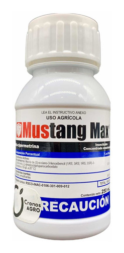 Mustang Max Zeta Cipermetrina Insecticida 250 Ml