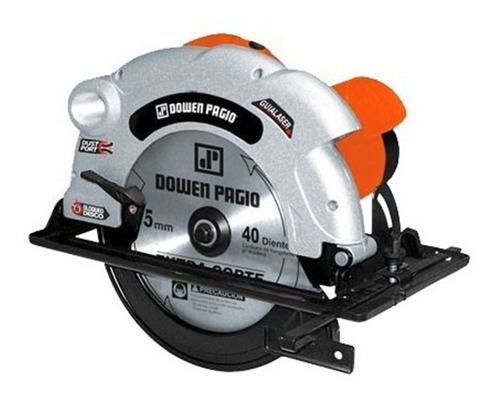 Sierra circular eléctrica Dowen Pagio SC235SP 235mm 1800W naranja 220V