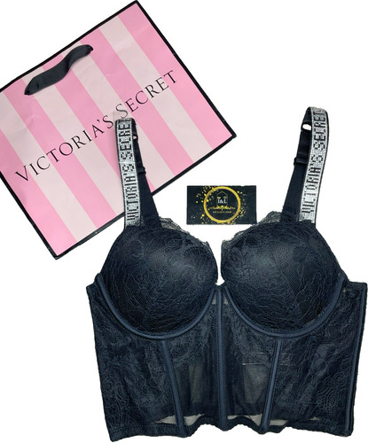 Bustier De Encaje Victoria's Secret Con Brillos