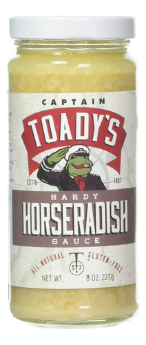 Captain Toadys Salsa De Rabano Picante, 8 Onzas