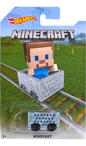 Vehículo Minecraft Steve Hot Wheels, Colección Juego De Aven