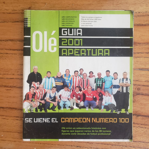 Revista Ole * Especial - Guia Del Torneo Apertura 2001 (Usado)