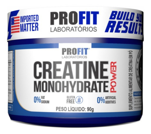 Suplemento en polvo ProFit Laboratórios  Creatine Monohydrate Power creatina monohidratada en pote de 90g