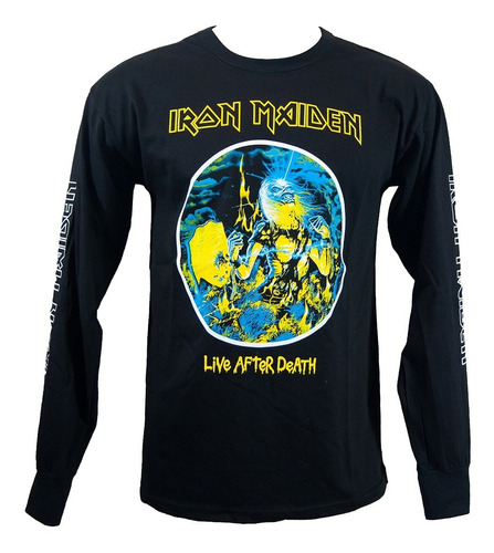 Iron Maiden - Live After Death - Remera Mangas Largas 