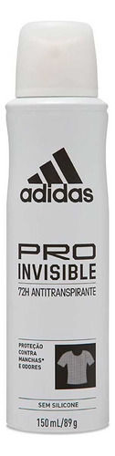 Antitranspirante adidas Pro Invisible Fem 150ml Kit C/12