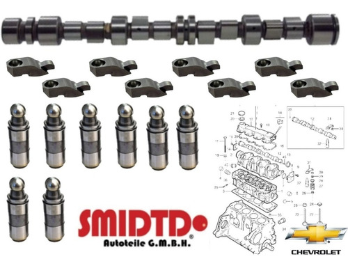 1 Arbol De Levas 8 Buzos 8 Balancines Chevy Monza 1.6 96-12