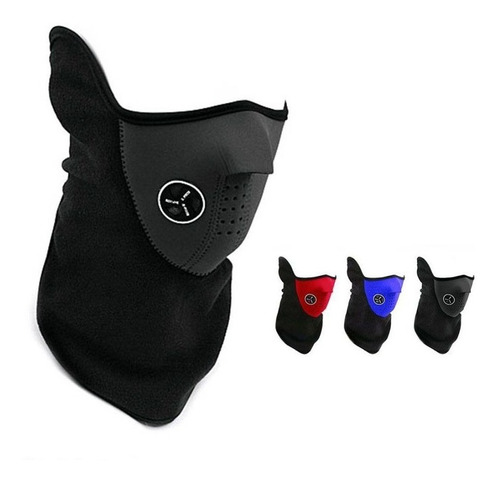 Mascara Balaclava Neoprene Motoqueiros Bike Militar Tática Cor Preto