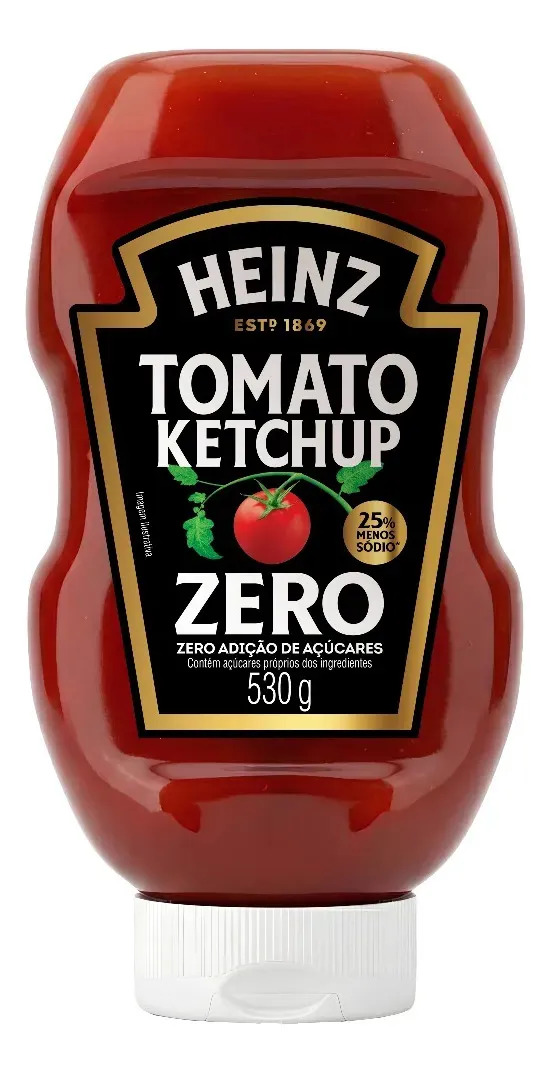 Ketchup Zero Heinz 530g