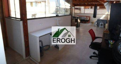 Imagem 18 de 27 de Cobertura Com 2 Dormitórios À Venda, 80 M² Por R$ 275.000,00 - Jardim Do Estádio - Santo André/sp - Co0328