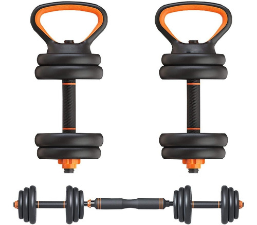 Kit De Mancuernas Pesas Convertibles 20kg Rusa Push Up Gym