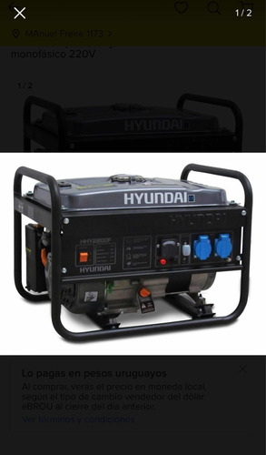 Generador Hyundai 3 Usos