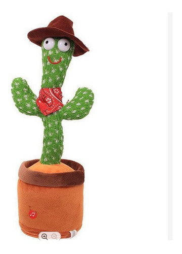 Cactus Bailarín 34 Cms Musical Juguete Repetidor De Voz