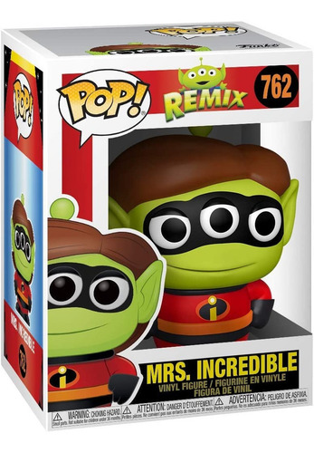 Funko Pop Disney Pixar Alien Remix Mrs.incredible