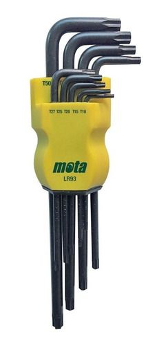 Juego Llaves Torx Largas 9 Piezas T10 A T50 Mota Lr93 Ahora