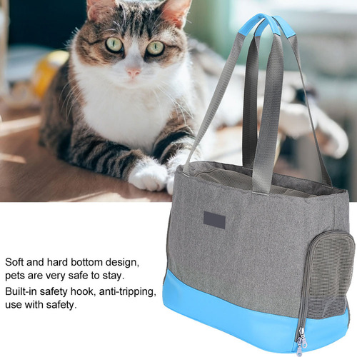 Maleta De Transporte Universal Blue Pet Con Bandolera Indivi