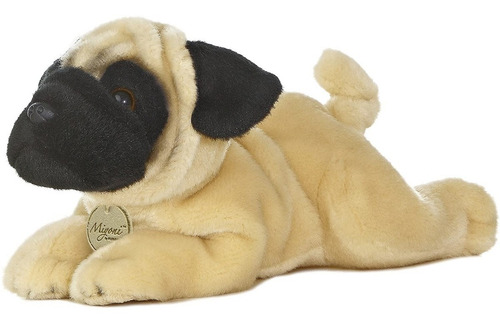 Imagem 2 de 3 de Cachorro De Pelúcia Pug Da Série Miyuni Aurora 20cms