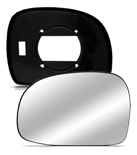 Lente Espelho Retrovisor Gm S10 1998 1999/ Com Base Esquerdo