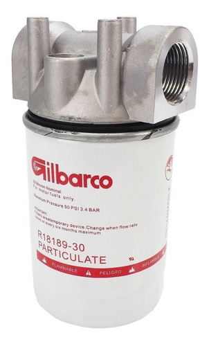 Kit Filtro+porta Filtro Para Bomba Trasvasije De Combustible