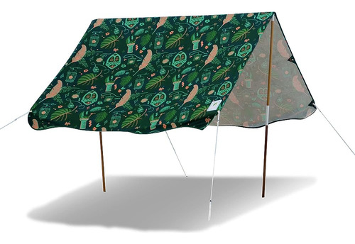 Moku Beach Co Upf 50+ Portable Beach Canopy Tent Set - Monta